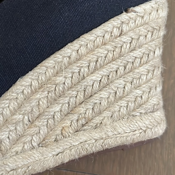 J. Crew Navy Blue Seville Espadrilles size 10 woman - Picture 5 of 9